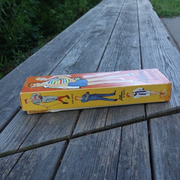 Vintage 1963 Allan HE'S KEN'S BUDDY BY MATTEL Doll with Stand STOCK NO. 1000 - Picture 5 of 16
